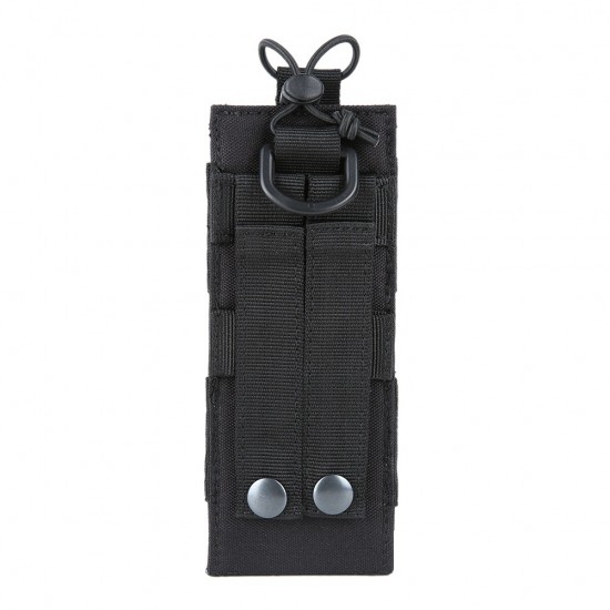 Outdoor Tactical Walkie-Talkie Bag MOLLE System Multifunctional Chest Hook Bag Patrol Duty Universal EDC Waist Pack